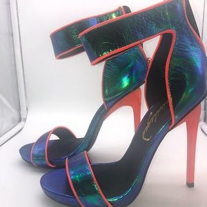 Privileged metallic stillettos